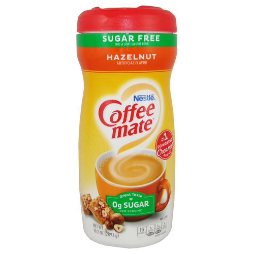 Nestlé® Coffee mate® Powder Hazelnut SUGAR FREE, 289,1 g