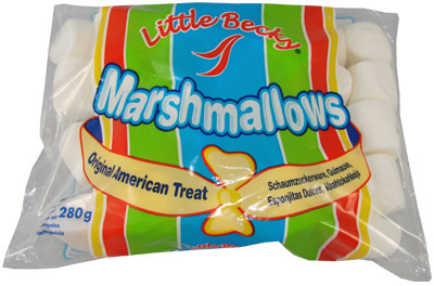 Little Becky - Marshmallows, BIG, weiß, 280 g