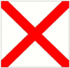Flagge - US-Bundesstaat Alabama, ca. 150 x 90 cm