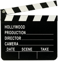 Movie Directors Clapboard, ca. 20 x 18 cm