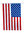 Flaggen-Banner USA, ca. 400 cm lang, wetterfest
