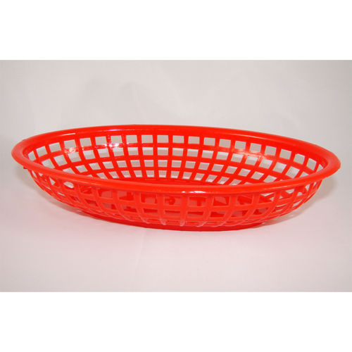 Diner Basket, oval, rot, ca. 24 x 15 cm