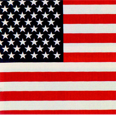 Bandana - US-Flagge, 100% BW, ca. 50 x 50 cm