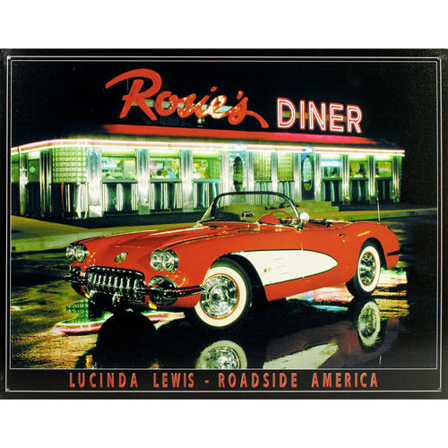 Blechschild - Rosie's DINER, ca. 40,5 x 31,5 cm