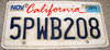 California 5PWB208  