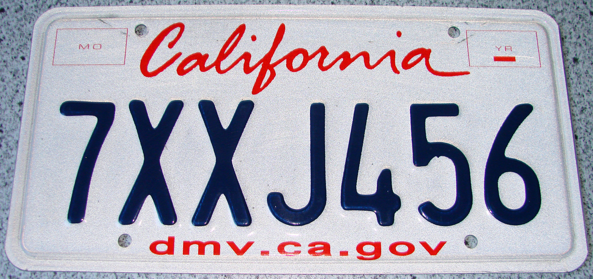 US License Plate Deckenlampe rund aus original USA Nummernschild Handmade 