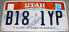 Original US-License Plate Utah, gebraucht