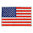 Aufnäher - US-Flagge, ca. 8,6 x 5,8 cm