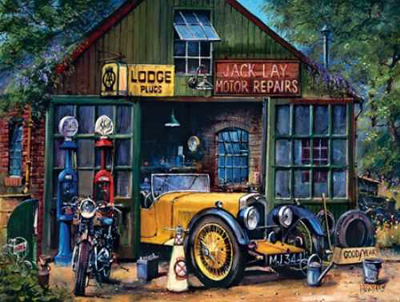 Puzzle - Vintage Motors
