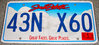 Original US-License Plate South Dakota, gebraucht