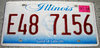 Original US-License Plate Illinois, gebraucht