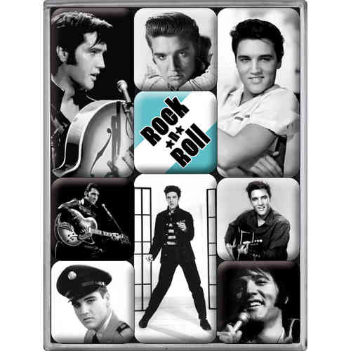 Motiv-Magnet SET - ELVIS, 9-teilig