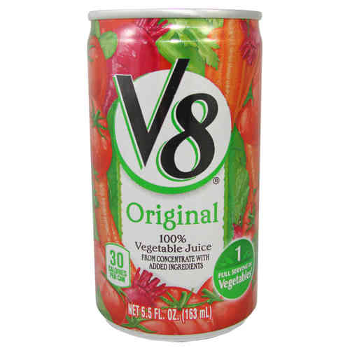 V8® Original 100% Vegetable Juice, 163 ml-Dose