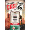 Blechschild - Route 66 Gas Station, ca. 20 x 30 cm
