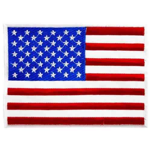 Aufnäher - US-Flagge, ca. 15,0 x 11,2 cm