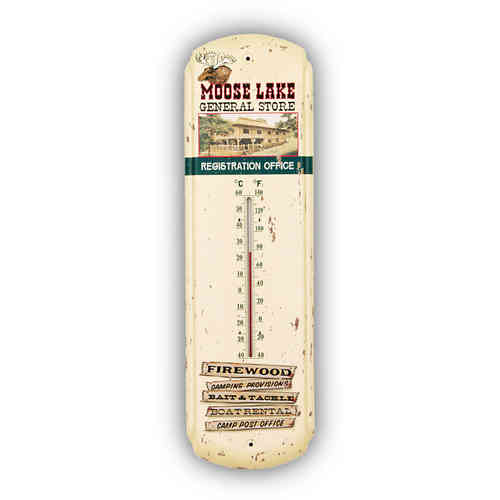 Thermometer - Moose Lake General Store, ca. 43,7 cm