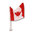 Autoflagge CANADA, ca. 45 x 30 cm