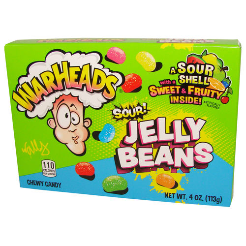 Warheads® Sour! Jelly Beans, 6 Flavors, 113 g