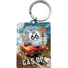 Schlüsselanhänger - Highway 66 Red Car Gas Up