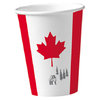 Pappbecher CANADA - Maple Leaf Flag, 10 Stück