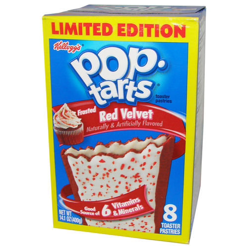 Kellogg's Pop-Tarts FROSTED Red Velvet, 8 Stück, 400 g