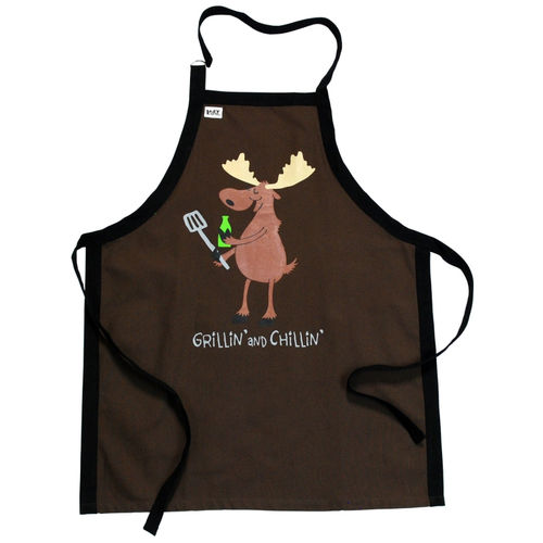 BBQ-Schürze - Grillin' and Chillin', One Size