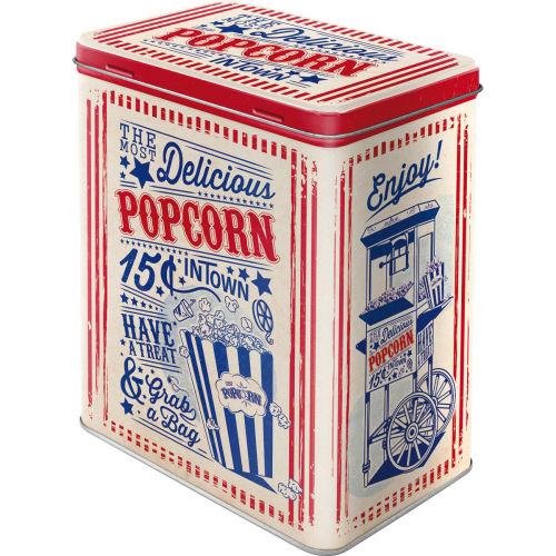 Vorratsdose - Delicious Popcorn, ca. 19,5 cm hoch