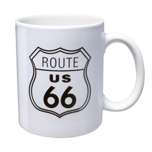 Kaffeebecher - Route US 66®, weiß