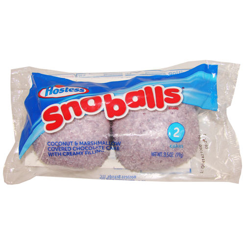 Hostess® SNO BALLS® Cov. Chocolate Cake, 1 Paar, Lavendel, 99 g