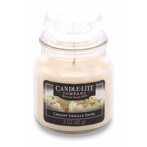 CANDLE-LITE™ Duftkerze Creamy Vanilla Swirl, 85 g