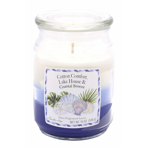 CANDLE-LITE™ Duftkerze Cotton Lake House Breeze, 538 g
