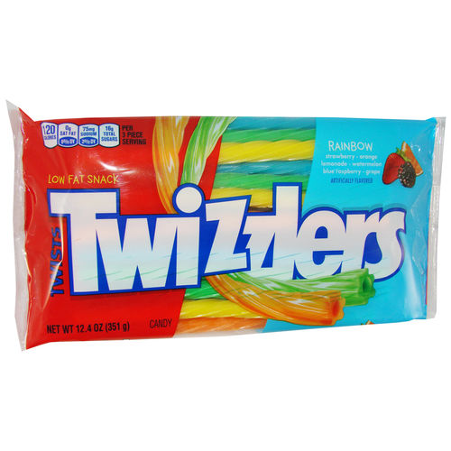 Twizzlers® Rainbow Twists Candy, 351 g, 12,4 oz.