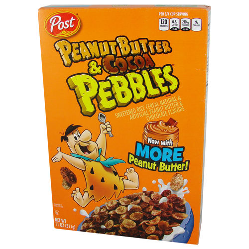 Post® Peanut Butter & Cocoa Pebbles™ Cereal, 311 g