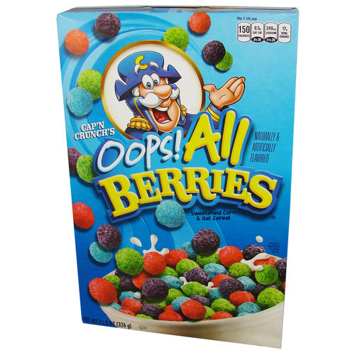 Cap'n Crunch's OOPS! All Berries® Cereal, 326 g, 11.5 oz.