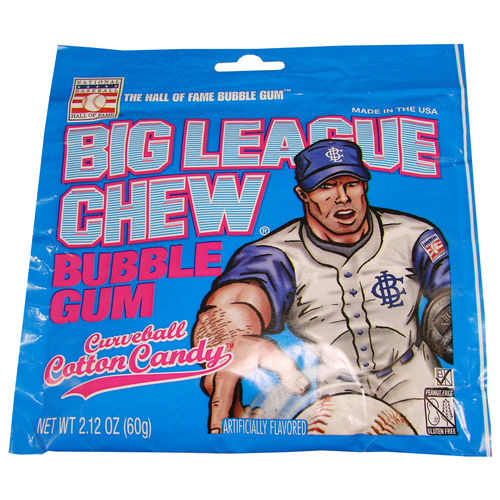Big League Chew® Bubble Gum COTTON CANDY, 60 g, 2,12 oz.