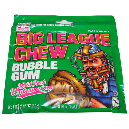 Big League Chew® Bubble Gum WATERMELON, 60 g, 2,12 oz.