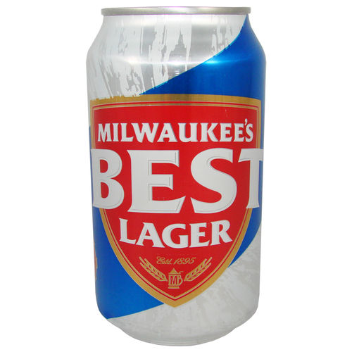 Miller - Milwaukees BEST Lager Beer, 355 ml-Dose - best before 28.2.2022