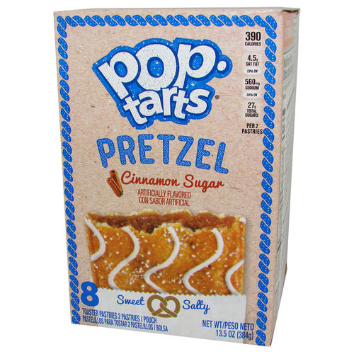 Kellogg's® Pop-Tarts® PRETZEL Cinnamon Sugar, 8 Stück, 384 g