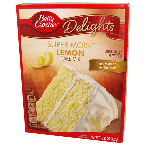Betty Crocker® Super Moist LEMON Cake Mix, 432 g - best before 22. April 2022