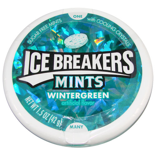 ICE BREAKERS® Wintergreen Mints, 42 g, 1,5 oz.