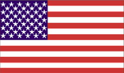 Flagge USA, Polyester, ca. 90 x 60 cm