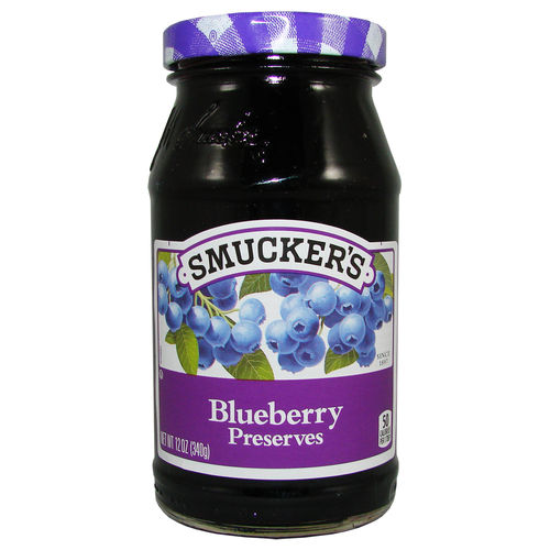 Smucker's® Blueberry Preserves, 340 g, 12 oz.