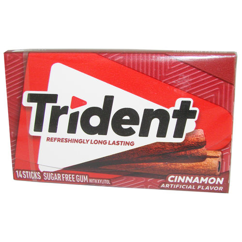 Trident® Sugar Free CINNAMON Gum, 14 Sticks