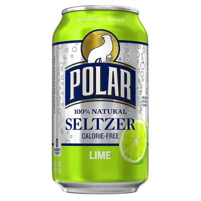 Polar® Seltzer LIME Soda, 355 ml-Dose